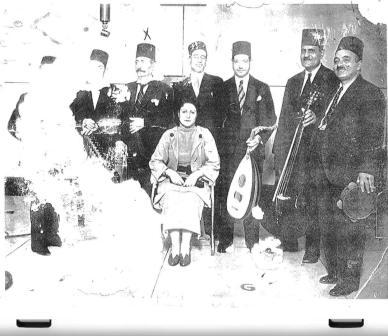Daoud Hosni and his orchestra
