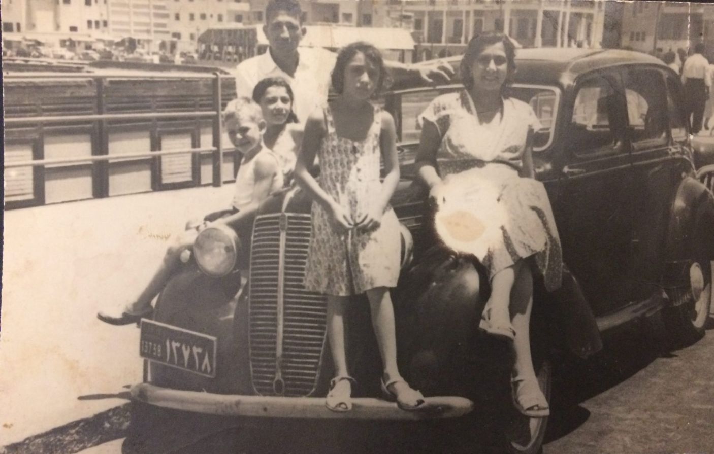 the Cohen-Saban family in Cairo, 1950s.